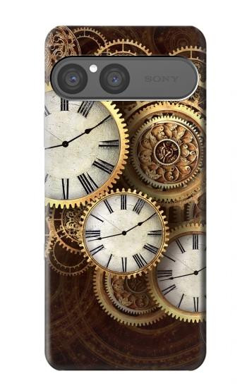 S3172 Gold Clock Live Case For Sony Xperia 10 VII