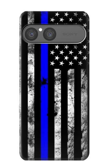 S3244 Thin Blue Line USA Case For Sony Xperia 10 VII