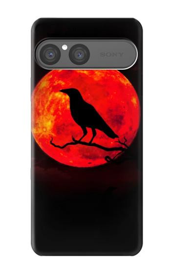 S3328 Crow Red Moon Case For Sony Xperia 10 VII