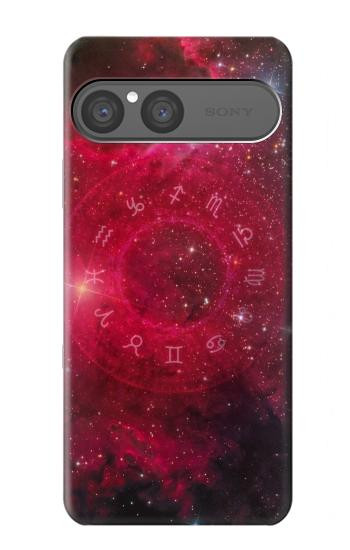 S3368 Zodiac Red Galaxy Case For Sony Xperia 10 VII, 10 VIII