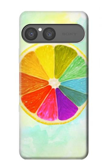 S3493 Colorful Lemon Case For Sony Xperia 10 VII
