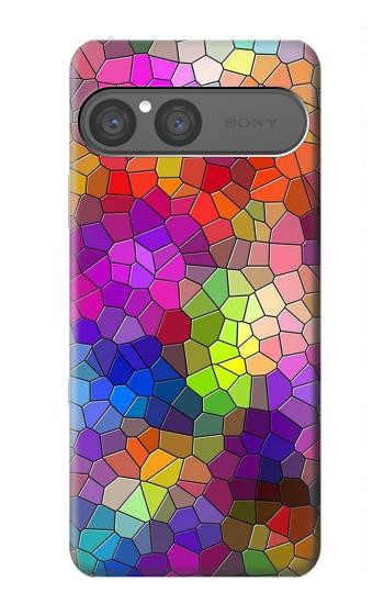 S3677 Colorful Brick Mosaics Case For Sony Xperia 10 VII, 10 VIII