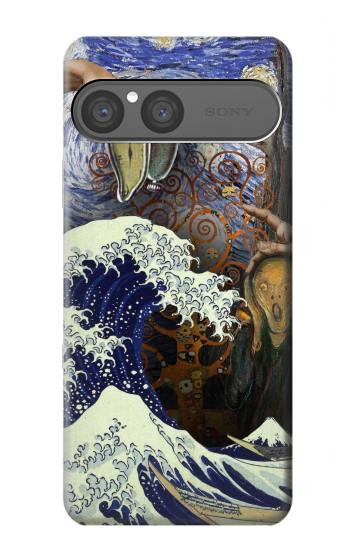 S3851 World of Art Van Gogh Hokusai Da Vinci Case For Sony Xperia 10 VII, 10 VIII