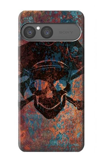 S3895 Pirate Skull Metal Case For Sony Xperia 10 VII