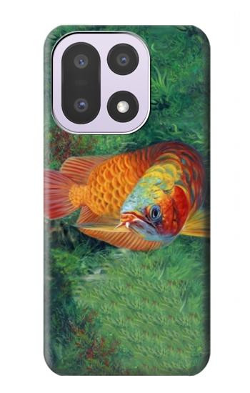 S1157 Red Arowana Fish Case For OnePlus 15