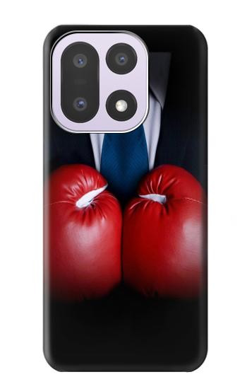 S2261 Businessman Black Suit With Boxing Gloves Case For OnePlus 15
