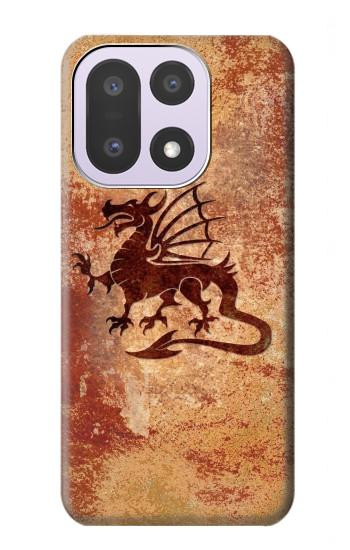 S2485 Dragon Metal Texture Graphic Printed Case For OnePlus 15