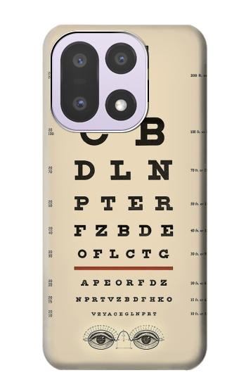 S2502 Eye Exam Chart Decorative Decoupage Poster Case For OnePlus 15