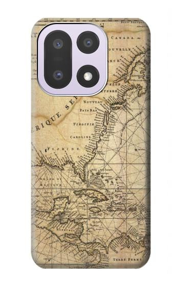 S2506 Exploration North America Map Case For OnePlus 15