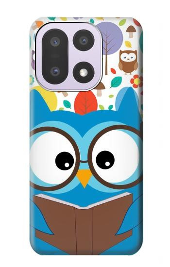 S2521 Cute Nerd Owl Cartoon Case For OnePlus 15