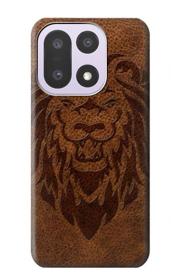 S2529 Leo Zodiac Tattoo Brown Graphic Print Case For OnePlus 15