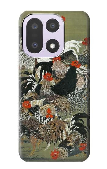 S2699 Ito Jakuchu Rooster Case For OnePlus 15