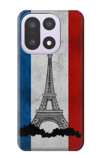 S2859 Vintage France Flag Eiffel Tower Case For OnePlus 15
