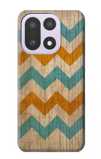 S3033 Vintage Wood Chevron Graphic Printed Case For OnePlus 15