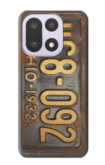 S3228 Vintage Car License Plate Case For OnePlus 15