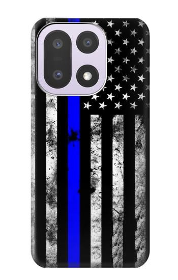 S3244 Thin Blue Line USA Case For OnePlus 15