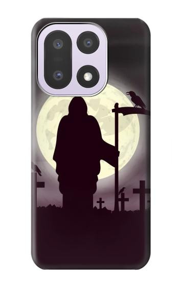 S3262 Grim Reaper Night Moon Cemetery Case For OnePlus 15