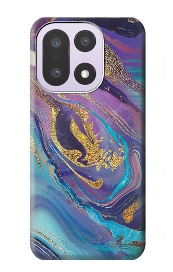 S3676 Colorful Abstract Marble Stone Case For OnePlus 15