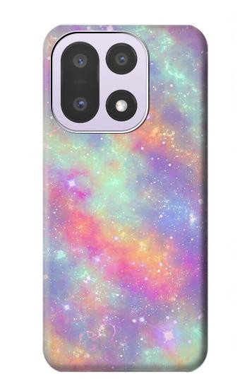 S3706 Pastel Rainbow Galaxy Pink Sky Case For OnePlus 15