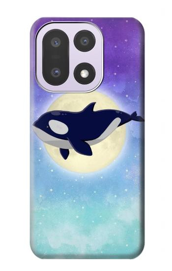 S3807 Killer Whale Orca Moon Pastel Fantasy Case For OnePlus 15
