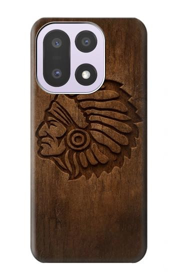 S4035 Native American Wood Carving Case For OnePlus 15