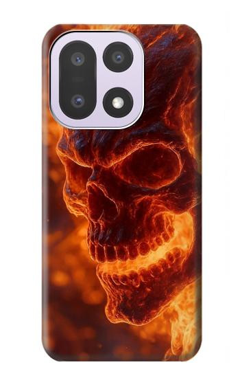 S4062 Fire Skull Case For OnePlus 15