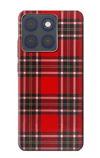 S2374 Tartan Red Pattern Case For Motorola Edge 70