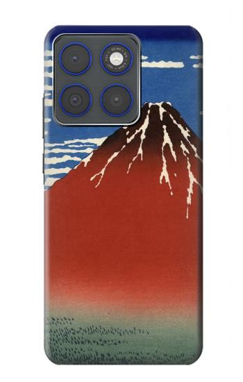 S2390 Katsushika Hokusai Red Fuji Case For Motorola Edge 70