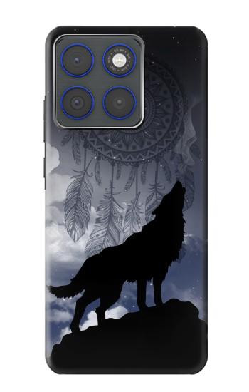S3011 Dream Catcher Wolf Howling Case For Motorola Edge 70
