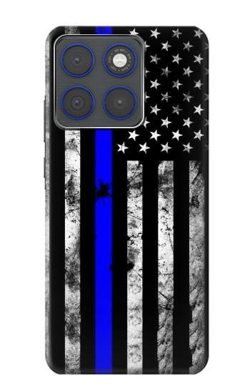S3244 Thin Blue Line USA Case For Motorola Edge 70