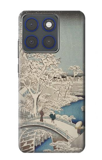 S3350 Utagawa Hiroshige Drum Bridge Yuhi Hill in Meguro Case For Motorola Edge 70