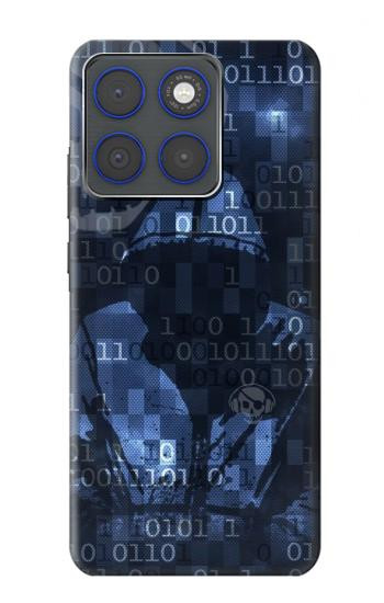 S3431 Digital Code Cyber Hacker Case For Motorola Edge 70