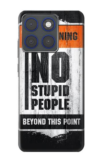 S3704 No Stupid People Case For Motorola Edge 70