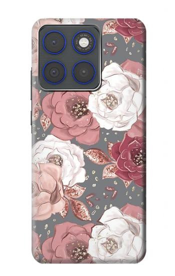 S3716 Rose Floral Pattern Case For Motorola Edge 70