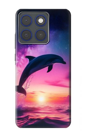 S3980 Dolphin Sunset Milky Way Case For Motorola Edge 70