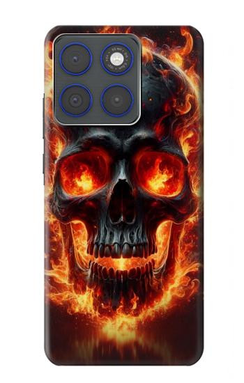 S3986 Fire Skull Case For Motorola Edge 70