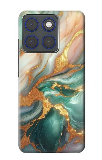 S3993 Green Marble Gold Veins Case For Motorola Edge 70