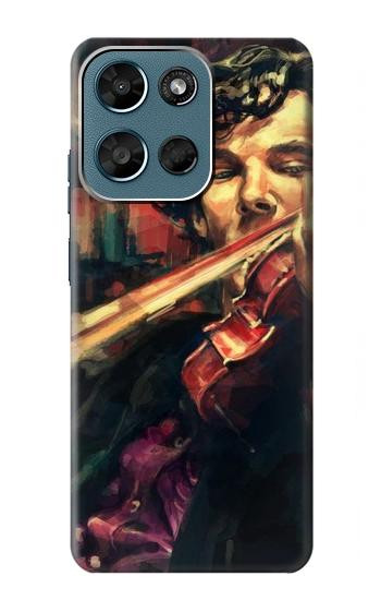 S0723 Violin Art Paint Case For Motorola Moto G (2026), G Play (2026)