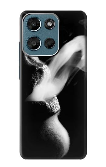 S0917 Sexy Lip Girl Smoking Case For Motorola Moto G (2026), G Play (2026)