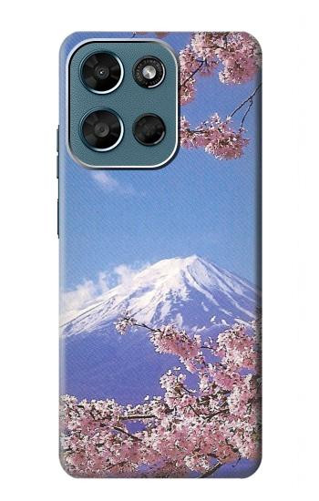 S1060 Mount Fuji Sakura Cherry Blossom Case For Motorola Moto G (2026), G Play (2026)