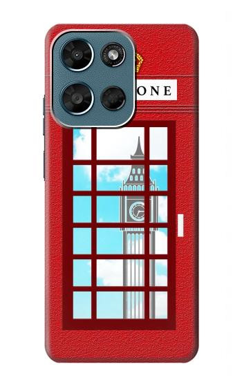 S2059 England British Telephone Box Minimalist Case For Motorola Moto G (2026), G Play (2026)