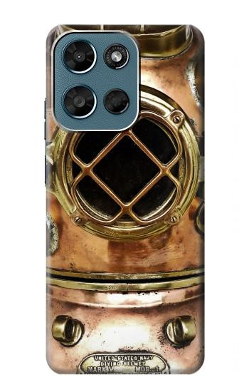 S2412 Vintage Deep Sea Diving Helmet Case For Motorola Moto G (2026), G Play (2026)