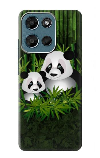 S2441 Panda Family Bamboo Forest Case For Motorola Moto G (2026), G Play (2026)
