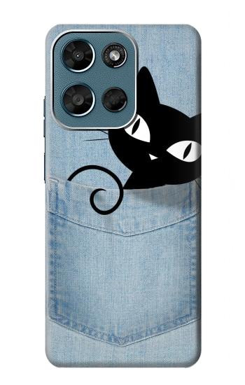S2641 Pocket Black Cat Case For Motorola Moto G (2026), G Play (2026)
