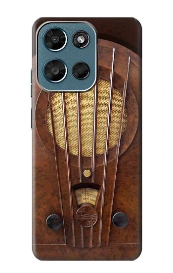 S2655 Vintage Bakelite Deco Radio Case For Motorola Moto G (2026), G Play (2026)