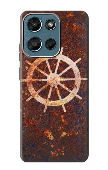 S2766 Ship Wheel Rusty Texture Case For Motorola Moto G (2026), G Play (2026)