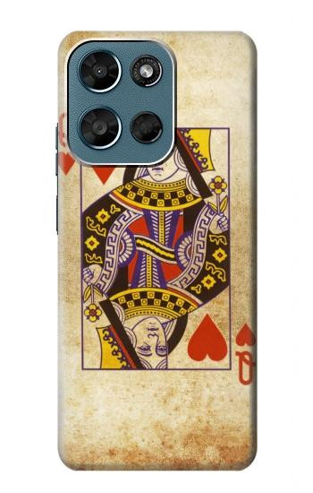 S2833 Poker Card Queen Hearts Case For Motorola Moto G (2026), G Play (2026)