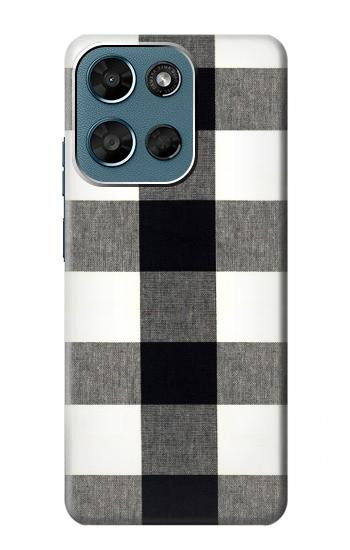 S2842 Black and White Buffalo Check Pattern Case For Motorola Moto G (2026), G Play (2026)