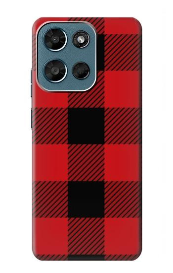 S2931 Red Buffalo Check Pattern Case For Motorola Moto G (2026), G Play (2026)