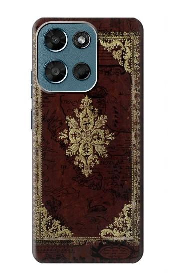 S3014 Vintage Map Book Cover Case For Motorola Moto G (2026), G Play (2026)